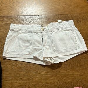 Hollister size 11 white shorts
